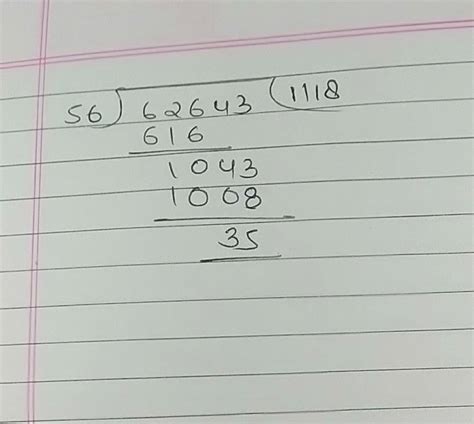 62643÷56 please solve - Brainly.in