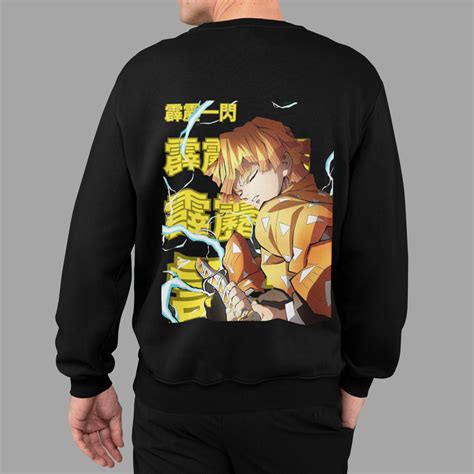ZENITSU Oversized Sweatshirt – ANIME ADDA