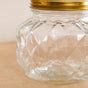 Diamond Airtight Glass Kitchen Jar Set Of 2 For Cookies Snacks 1800ml ...