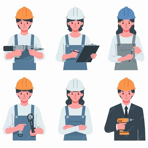 Manufacturing Workers Vector 的图像结果