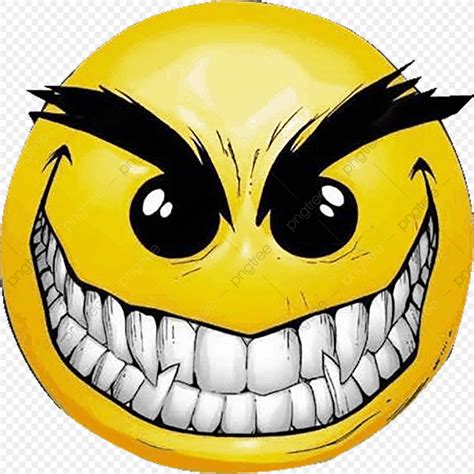 Evil Smiley, Evil, Smiley, Emoji PNG Transparent Clipart Image and PSD ...