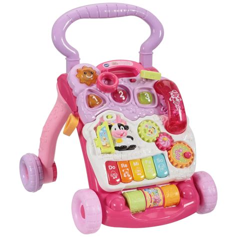 VTech Sit-to-Stand Learning Walker (Pink) | TotsBabyMall.com