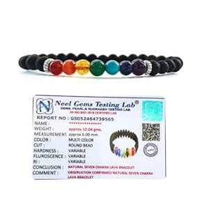 Buy Gemaltic Healing Crystals Lab Certified 6mm Gemstone Beaded ...