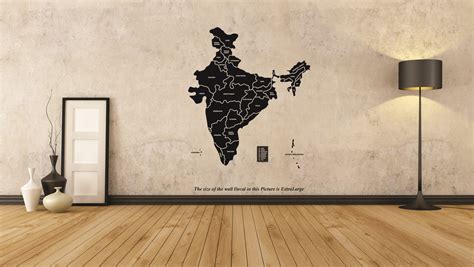 India Map Wall Decal – Peacockride