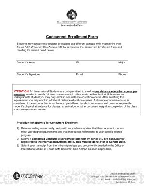 Concurrent Prerequisites Form 的图像结果