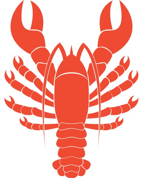 红色龙虾矢量logo - LOGO神器