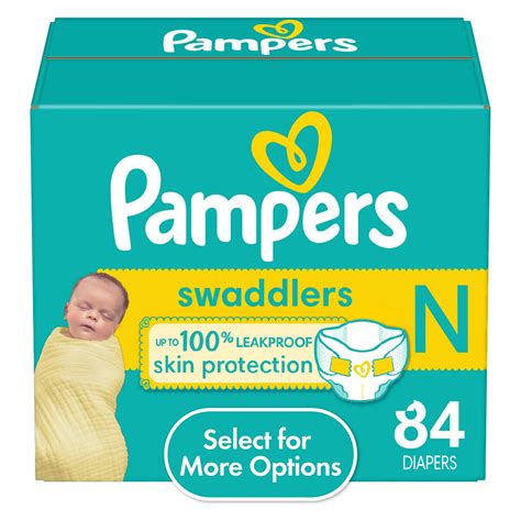 Pampers Swaddlers Newborn Diapers, 84 Count, Baby Dry - Walmart.com