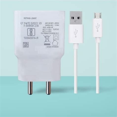 12W Ultra Fast Single Port USB Vivo Charger for Cellular Phones (Vivo ...