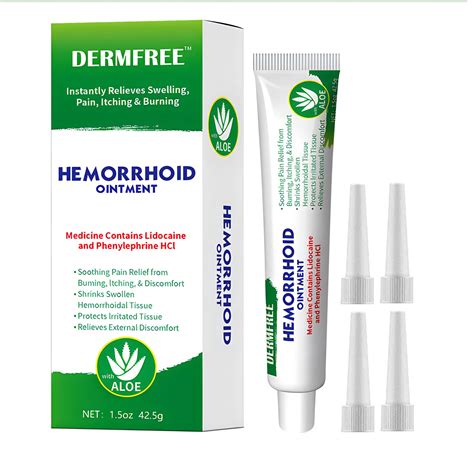 Buy Hemorrhoid ,Hemorrhoid & Fissure Ointment Cream with Lidocaine and ...
