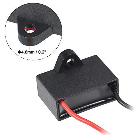 Buy uxcell Ceiling Fan Capacitor CBB61 1.8uF 450V AC 2 Wires Metallized ...