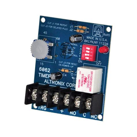 6062 Altronix Multi-Purpose Timer Module 12/24VDC : Amazon.in ...