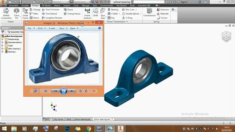Image result for Autodesk Inventor 2020 Ball Bearing Tutorial