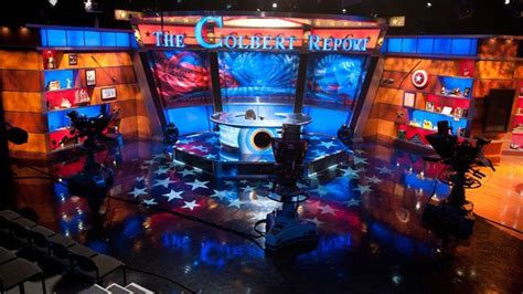Image result for Colbert Report Set Image