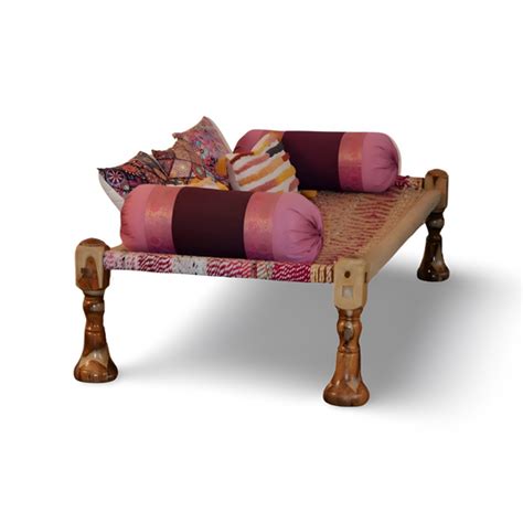Buy Wooden Charpai Online: Designer Charpai bed Khatiya