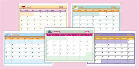 Editable 2026 Calendar