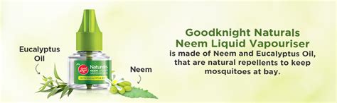 Good Knight Naturals, Pack Of 4 Refills Neem Mosquito Repellent With ...