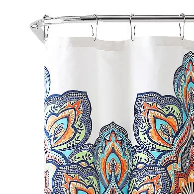 VCNY Home Bohemian Printed Shower Curtain