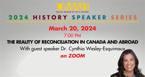 The Reality of Reconciliation in Canada and Abroad, Online event ...