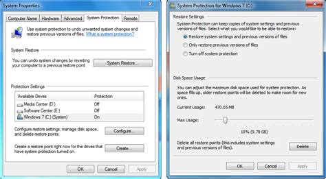System Protection Is Available Only in Online Operating System System Recovery 的图像结果