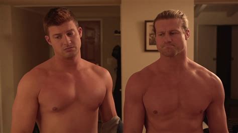 PrideStudios - Stepdad Aaron Trainer Barebacks His Cute Jock's Stepson's Tight Ass Vector Art