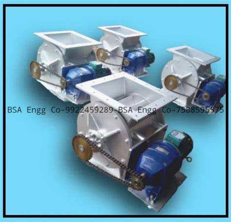 Rotary Air Lock Valves - Heavy Duty Fabricated BSA Airlock Valves ...