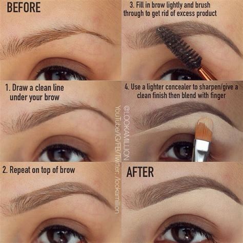 Image result for Flat Eyebrows Tutorial