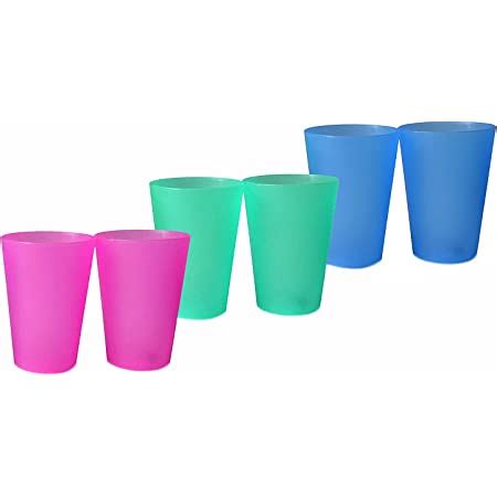 Buy Ikea Plastic Mug - 6 Pieces, Multicolour Online at Low Prices in ...
