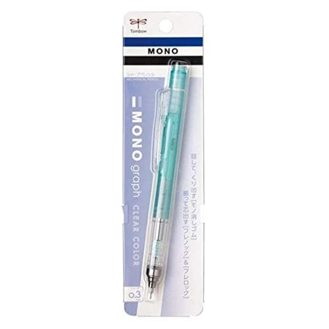Tombow Pencil DPA-139D Mechanical Pencil, Mono Graph (Monograph), Clear ...