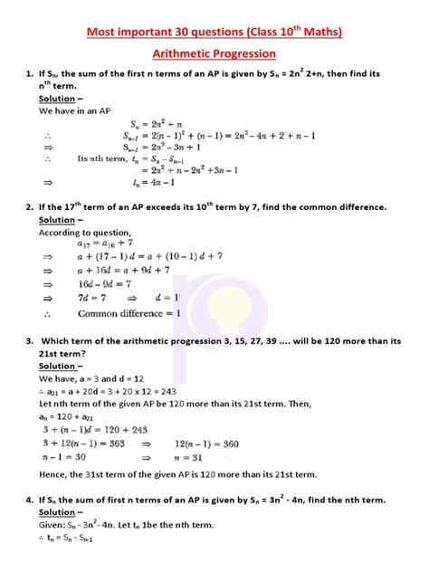 Image result for Arithmetic Progression Sample Problems