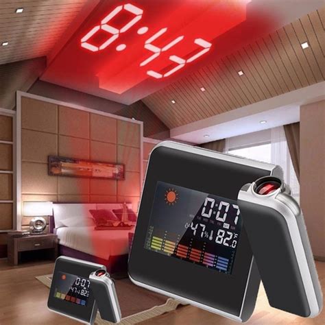 LED Smart Digital Alarm Clock Projection Temperature Projector LCD Display Clock. | Wish