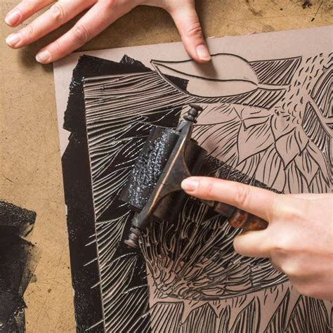 Image result for Linoleum Block Printing Lessons