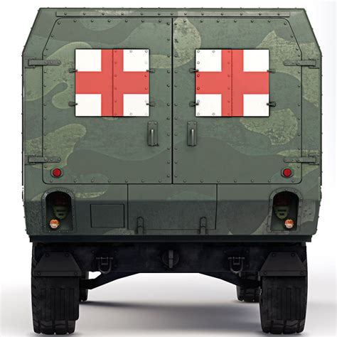 Humvee Military M997A3 Ambulance 2018 3D model | CGTrader