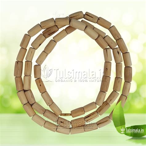 3 Round Tulsi Kanthi Mala 10mm Bead Size - Tulsi Mala