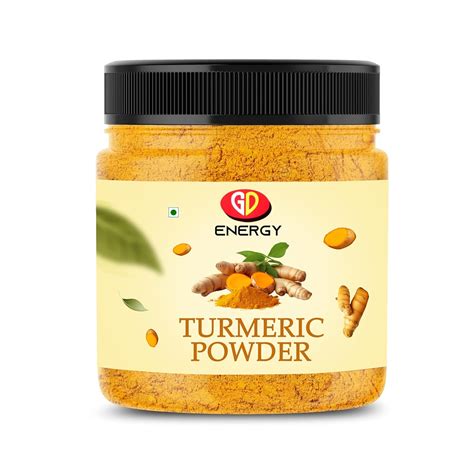 GD Energy Turmeric Powder | Natural Golden Haldi Powder with No Added ...