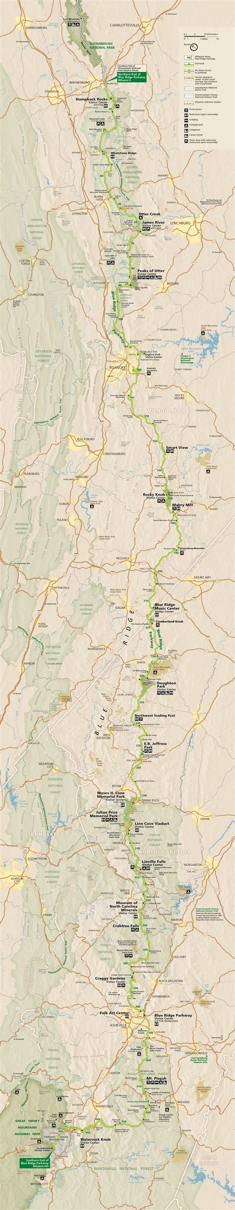 The Blue Ridge Parkway Extensive - Blue Ridge Parkway Scenic Bridge ...