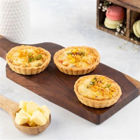 Box of Four EXOTIC VEGGIES Quiches – Tuileries Patisserie