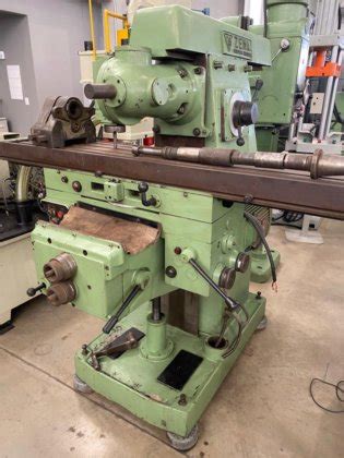 ZEM UNIVERSAL MILLING MACHINE HELLER VERTICAL MILLING MACHINE ROMIF ...