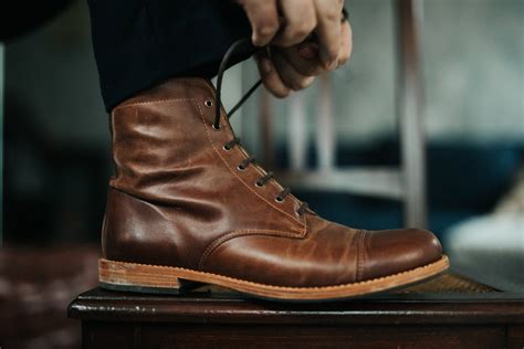 Handmade Boots Men Mens Leather Boots Mens Boots Man Lace-up Ankle ...