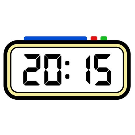 Digital Clock Time Show 20.15, Clock 24 Hours Illustration, Time ...