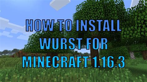Image result for How to Download Wurst Mod