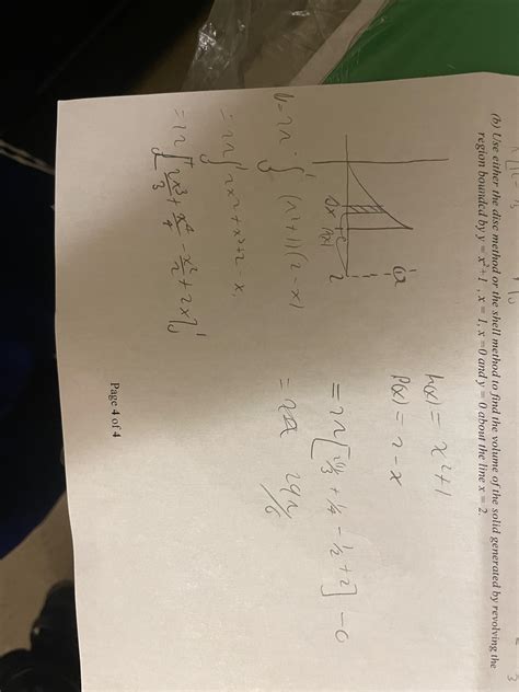 Volume by Shells Calculus 的图像结果