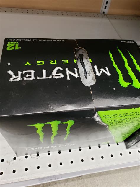 This monster energy case with the wrong cans inside : r/mildlyinteresting