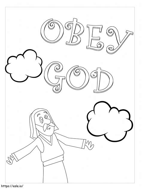 Obey God Coloring Pages For Kids