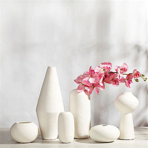 White Flower Vases