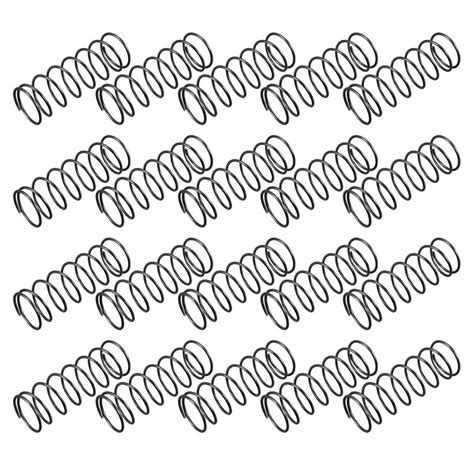 uxcell Compression Spring - 1.2mm Wire Dia, 18mm OD, 50mm Free Length ...