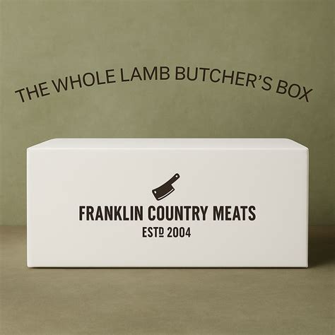 The Whole Lamb Butcher’s Box – Franklin Country Meats