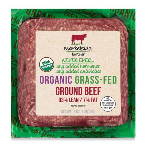 Marketside Butcher Organic Grass-Fed 93% Lean / 7% | Ubuy India