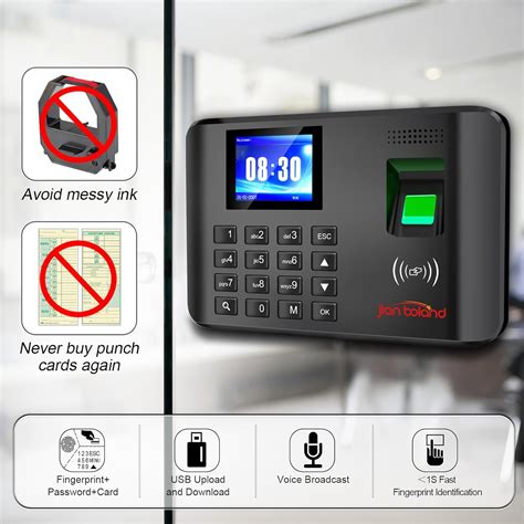 JIAN BOLAND A5 Time Clock-Time Clocks for Employees Small India | Ubuy