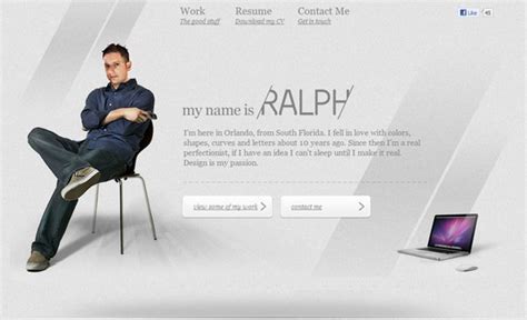 经典网页设计：25个优秀的个人网站设计欣赏-阿里云开发者社区