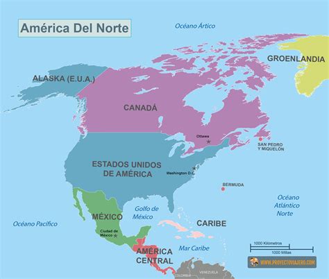 Mapa De America Del Norte Y Central Enviar Paquete A - vrogue.co
